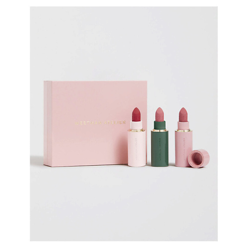WESTMAN ATELIER Трио матовых помад Suede Matte Lipstick Trio #1