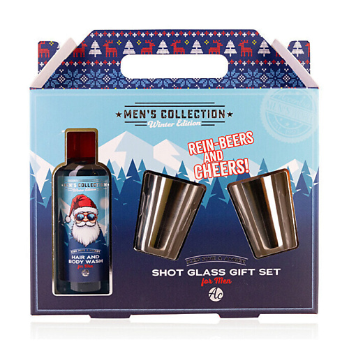 ACCENTRA Подарочный набор Men´s Collection Winter Edition: Гель для душа + 2 стопки #1