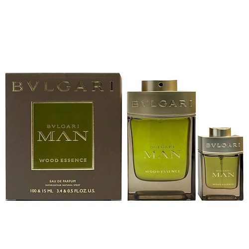 BVLGARI Набор Man Wood Essence: Парфюмерная вода + Парфюмерная вода в дорожном формате 1 #1