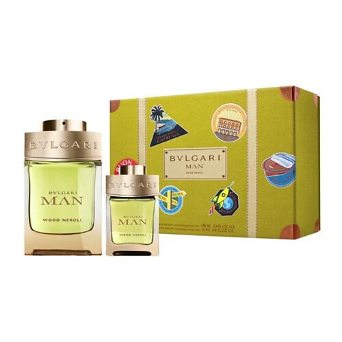 BVLGARI Набор Man Wood Neroli: Парфюмерная вода + Парфюмерная вода в дорожном формате + Косметичка 115 #1
