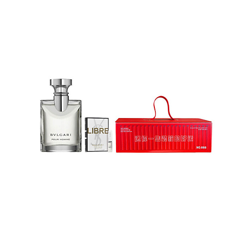 BVLGARI Туалетная вода Pour Homme + Пробник парфюмерной воды Yves Saint Laurent Libre + Коробка #1