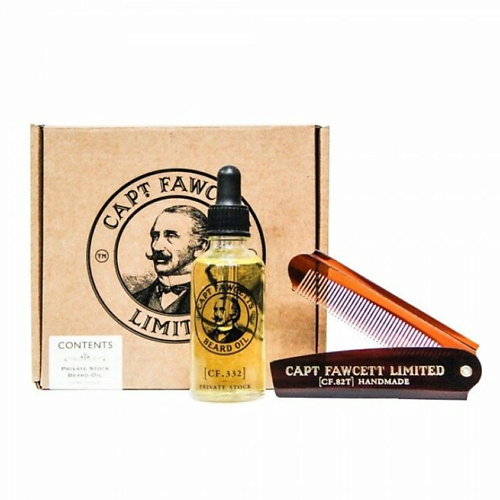CAPTAIN FAWCETT Набор средств для ухода за бородой Private Stock #1