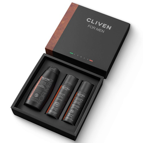 CLIVEN Подарочный мужской набор косметики для волос, тела и лица #1