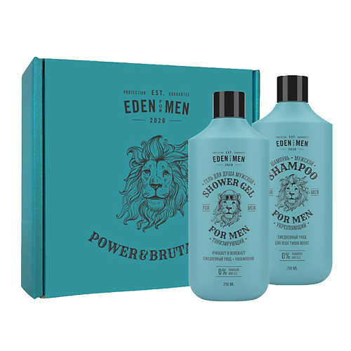 EDEN Подарочный набор For men шампунь+гель для душа #1