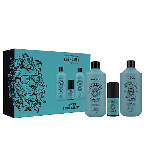 EDEN Подарочный набор For men шампунь+гель для душа+дезодорант #1