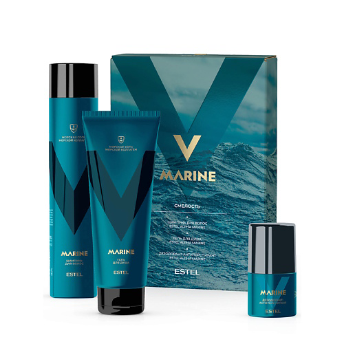 ESTEL PROFESSIONAL ESTEL Набор для волос и тела ALPHA MARINE смелость #1