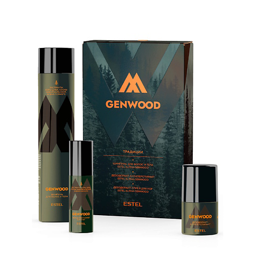 ESTEL PROFESSIONAL ESTEL Набор для волос и тела ALPHA GENWOOD традиции #1