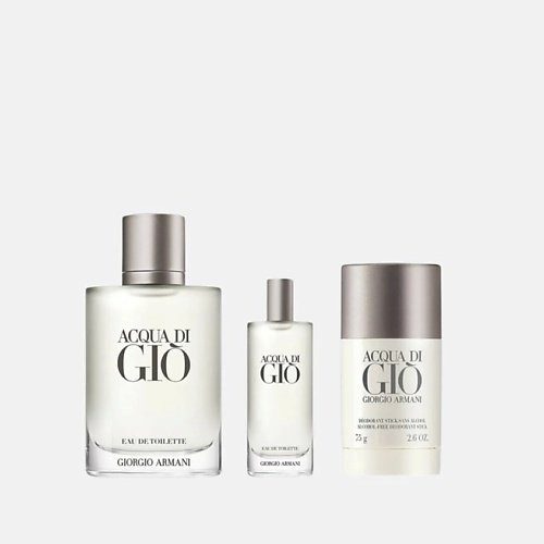 GIORGIO ARMANI Набор Acqua Di Gio: Туалетная вода + Миниатюра+ Дезодорант #1