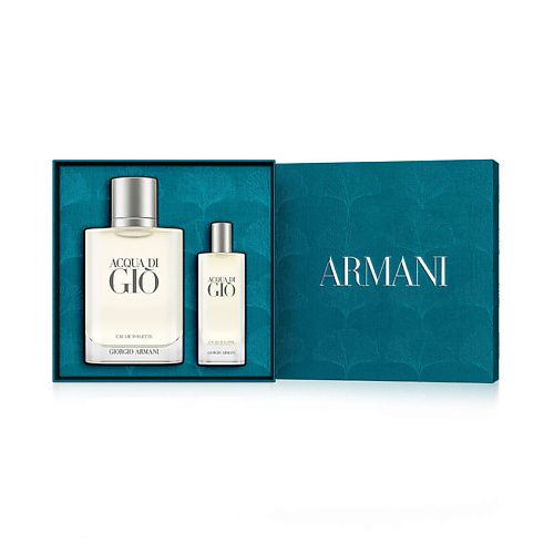 GIORGIO ARMANI Набор Acqua di Gio: Туалетная вода + флакон в дорожном формате #1