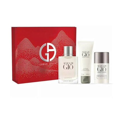GIORGIO ARMANI Парфюмерный набор Acqua Di Gio туалетная вода, гель для душа, дезодорант-стик 100 #1