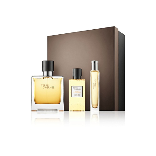 HERMÈS HERMES Набор Terre d'Hermes Parfum: Парфюмерная вода + Миниатюра + Шампунь-гель для душа #1