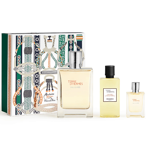 HERMÈS HERMES Набор Terre d'Hermes Eau Givree: Парфюмерная вода + Миниатюра + Гель для душа #1