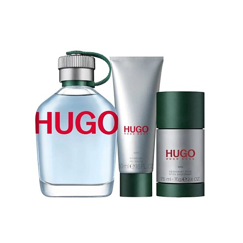 HUGO Набор Man: Туалетная вода + Дезодорант-стик + Гель для душа 200 #1