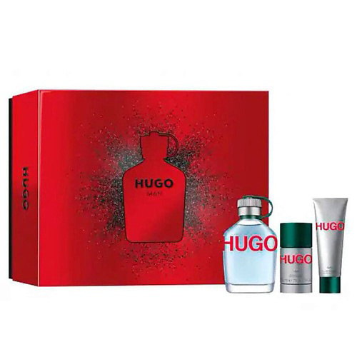 HUGO Набор Man: Туалетная вода + Дезодорант-стик + Гель для душа 250 #1