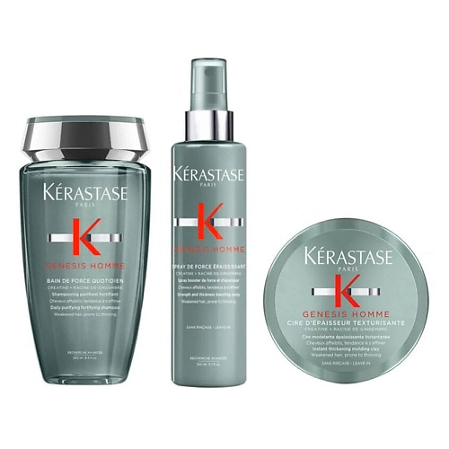 KERASTASE Мужской набор для ухода за волосами  Genesis HOMME #1