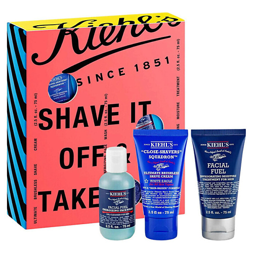 KIEHL'S Набор для мужчин Shave it Off & Take Off gift set #1