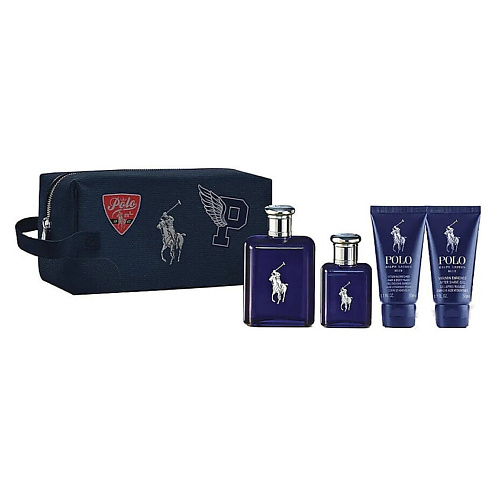 RALPH LAUREN Парфюмерный набор Polo Blue Туалетная вода+Гель для бритья+Гель для душа #1