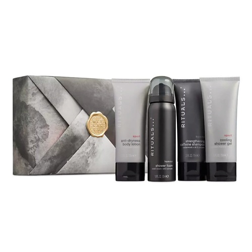 RITUALS... Набор Homme Gift Set S: Пена для душа + Шампунь + Гель для душа + Лосьон для тела #1