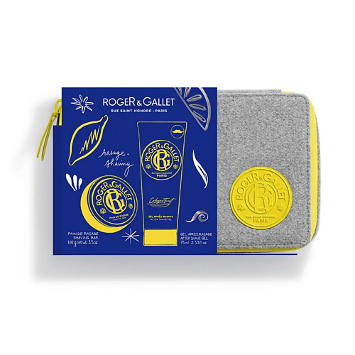 ROGER & GALLET Лимитированный подарочный набор для бритья Cologne Twist Shave Kit #1