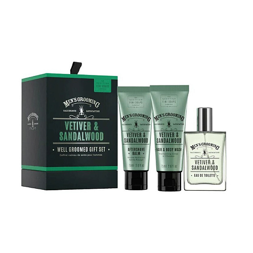 SCOTTISH FINE SOAPS Набор Vetiver & Sandalwood Well Groomed Gift Set #1