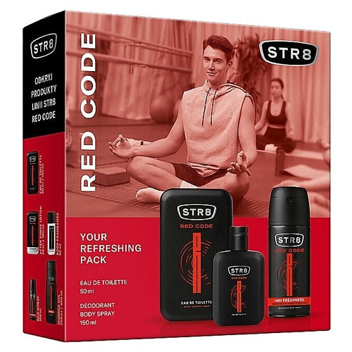 STR8 Набор Red Code: Туалетная вода + Дезодорант #1
