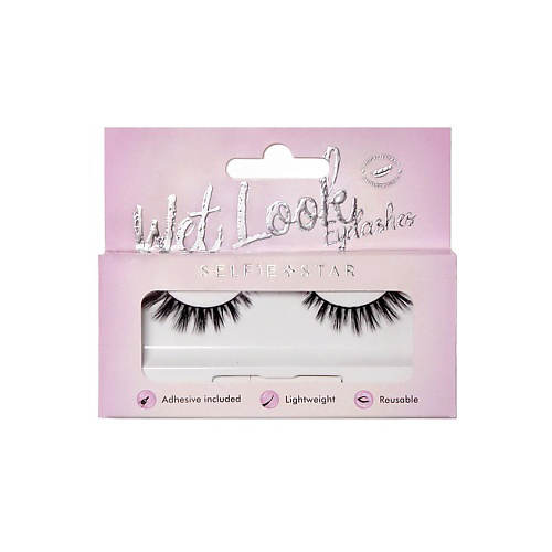 SELFIE STAR Накладные ресницы Eyelashes Wet Look Flutter #1