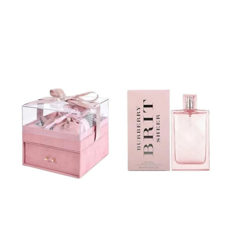 BURBERRY Набор Brit Sheer: Туалетная вода + Подарочная коробка + Мешочек 100 #1