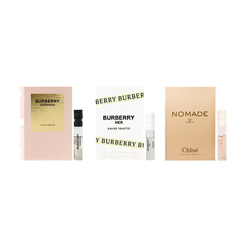BURBERRY Набор: Парфюмерная вода Burberry Goddess + Chloé Nomade + Туалетная вода Burberry Her #1