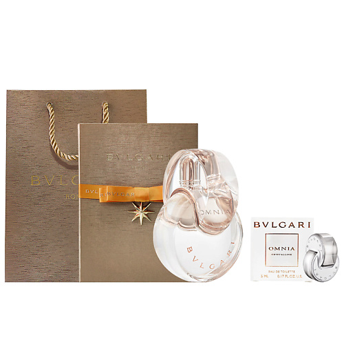 BVLGARI Набор Omnia Crystalline: Парфюмерная вода + Миниатюра туалетной воды #1