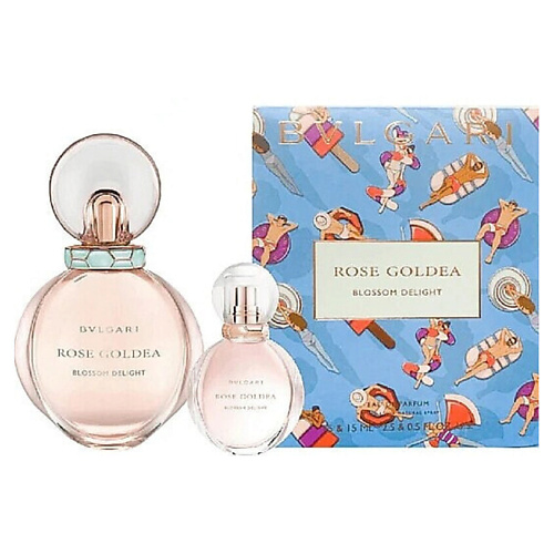 BVLGARI Парфюмерный набор Rose Goldea Blossom Delight Парфюм+Миниатюра #1