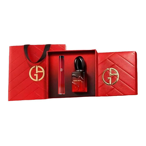 GIORGIO ARMANI Подарочный набор Sì Passione Eau de Parfum Intense+Lip Maestro 30 #1