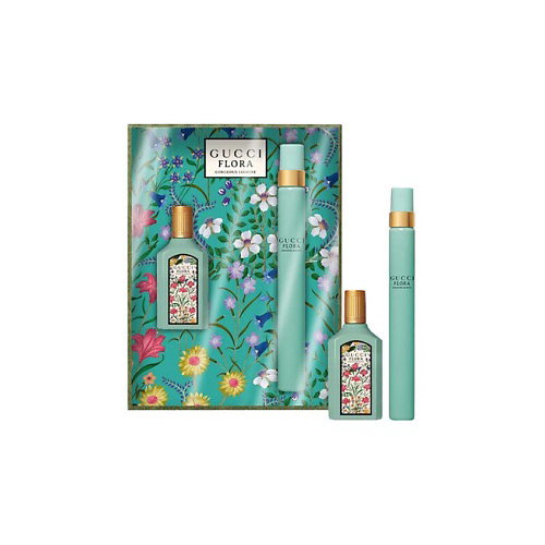 GUCCI Flora Gorgeous Jasmine: Миниатюра + Флакон для путешествий #1