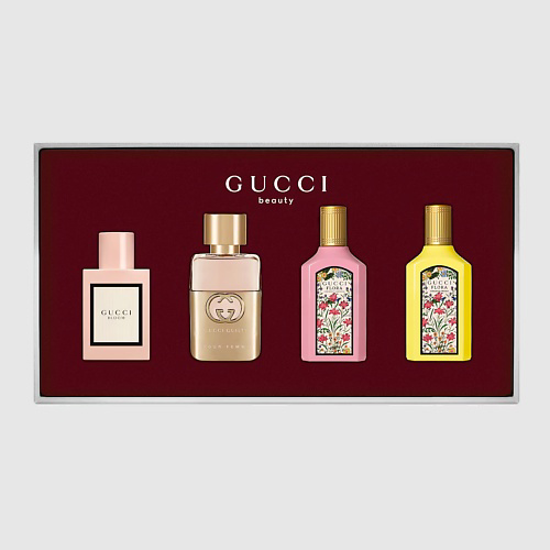 GUCCI Набор миниатюр: Guilty, Bloom, Flora Gorgeous Gardenia, Flora Gorgeous Orchid #1