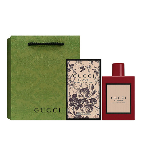 GUCCI Парфюмерная вода Bloom Ambrosia di Fiori Eau de Parfum Intense + Подарочный пакет #1