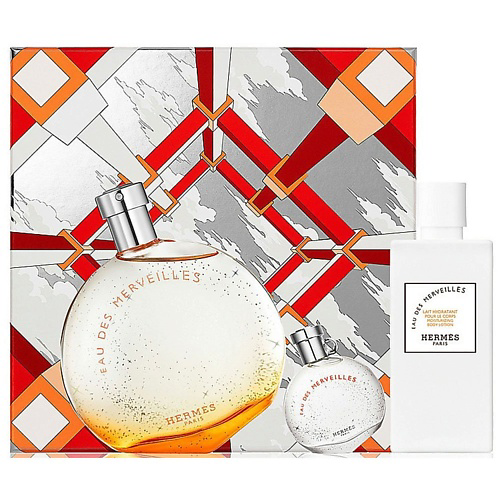 HERMÈS HERMES Набор Eau Des Merveilles: Туалетная вода + Лосьон для тела + Миниатюра туалетной воды 1 #1