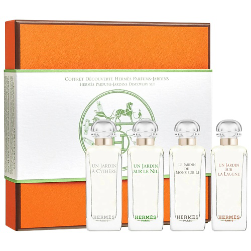 HERMÈS HERMES Набор миниатюр Jardins Discovery Set #1