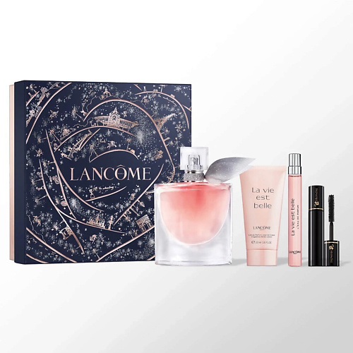 LANCOME Набор La Vie Est Belle: Парфюмерная вода + Миниатюра + Лосьон + Тушь Hypnose, черная 1 #1