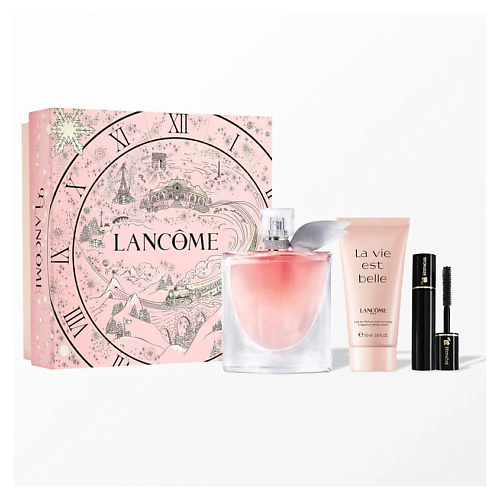 LANCOME Набор La Vie Est Belle: Парфюмерная вода + Лосьон для тела + Тушь для ресниц Hypnose, черная #1