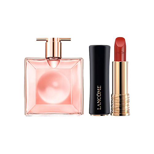 LANCOME Парфюмерная вода Idôle + Губная помада L'Absolu Rouge Cream Lipstick #1