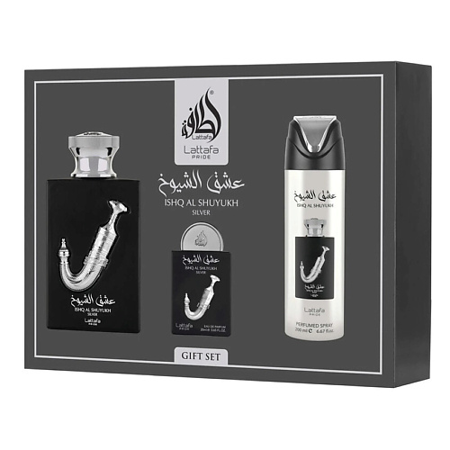 LATTAFA Набор Ishq Al Shuyukh Silver: Парфюмерная вода + Дезодорант #1