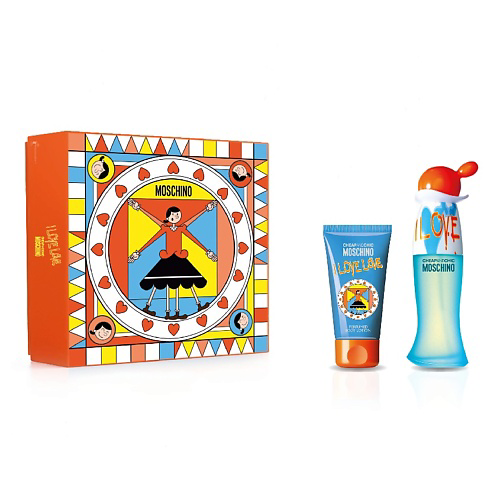 MOSCHINO Подарочный набор женский I LOVE LOVE #1