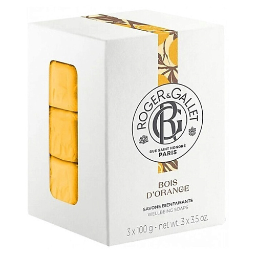 ROGER & GALLET Набор парфюмерного мыла Bois D'Orange 300 #1