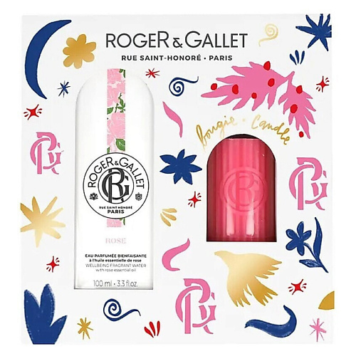 ROGER & GALLET Парфюмерный набор Rose Душистая вода+Свеча #1