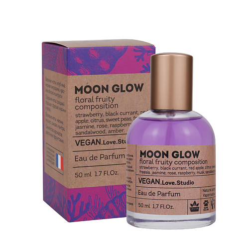 VEGAN.LOVE.STUDIO Парфюмерная вода женская Moon Glow черная смородина клубника малина фрезия сандал 50 #1