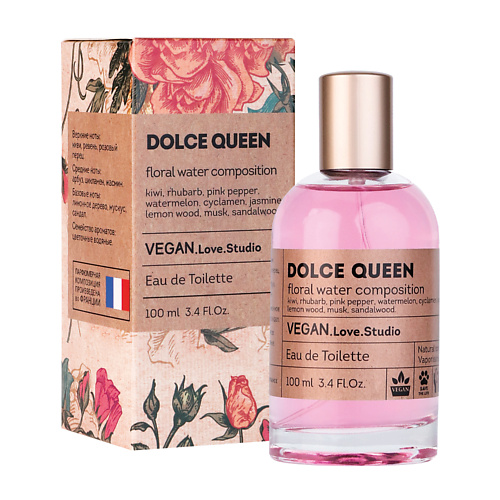 VEGAN.LOVE.STUDIO Туалетная вода женская Dolce Queen арбуз ревень цикламен 100 #1