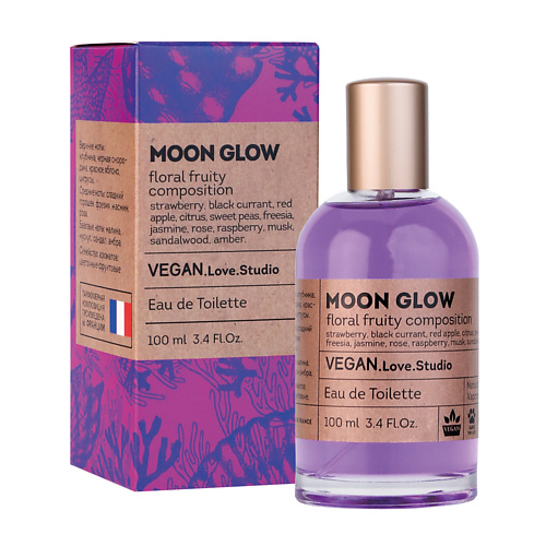 VEGAN.LOVE.STUDIO Туалетная вода женская Moon Glow черная смородина клубника малина фрезия сандал 100 #1