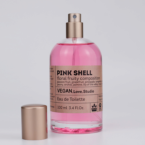 VEGAN.LOVE.STUDIO Туалетная вода женская Pink Shell маракуйя клубника ананас жасмин 100 #1