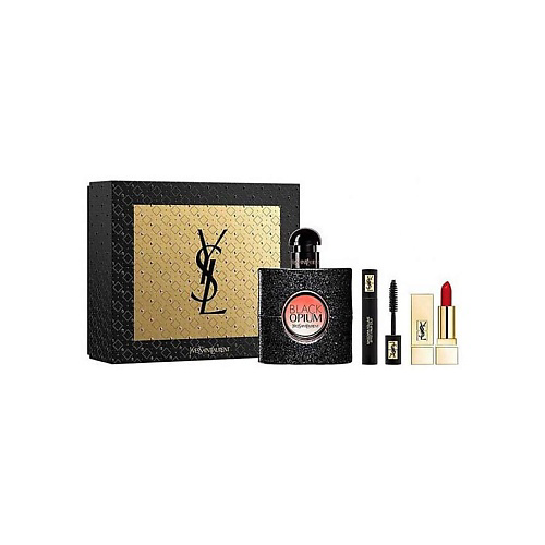 YVES SAINT LAURENT Набор Black Opium: Парфюмерная вода + Тушь + Помада #1