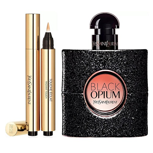 YVES SAINT LAURENT Набор Black Opium: Парфюмерная вода +Сияющий консилер-стик #1
