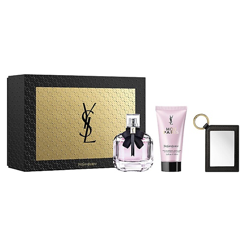 YVES SAINT LAURENT Набор Mon Paris: Парфюмерная вода + Лосьон для тела + Зеркальце-брелок #1